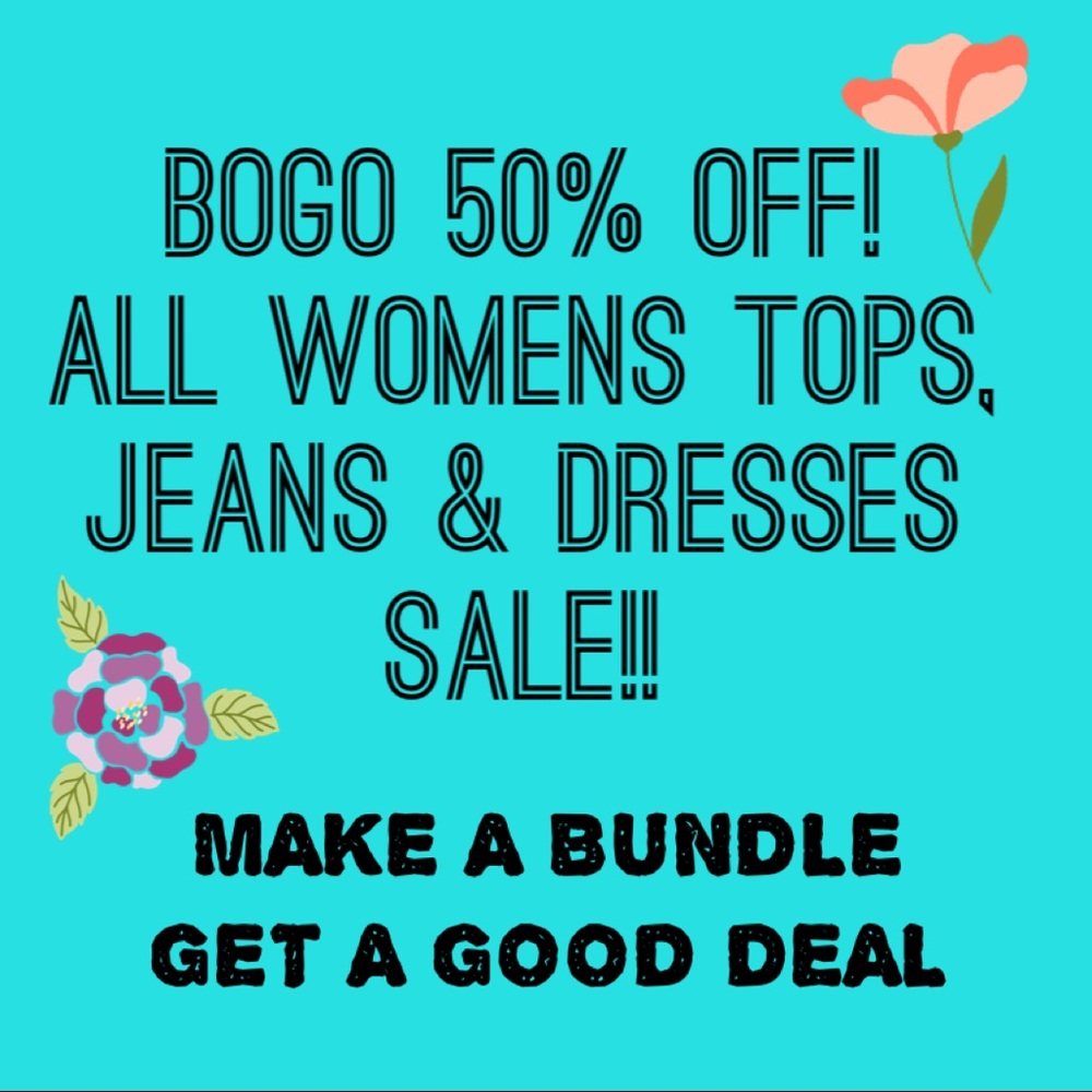 BOGO 1/2 OFF!!